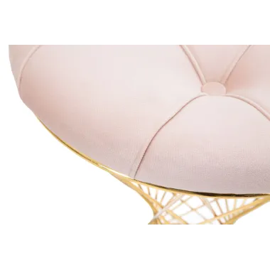 PUFF TOWER RÓŻOWA Ø 41x50 cm